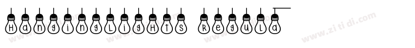 HangingLights Regula字体转换
